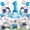 Blue 1, variant on Blue Number Balloon Set, Soccer White Silver Balloons Birthday Party Decorations Supplies