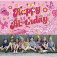 thumbnail image 5 of Preppy Birthday Party Supplies Banner Backdrop Background Taspestry Poster Wall Decor, 5 of 6