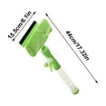 thumbnail image 2 of 4 In 1 Window Cleaning Tool for Glass Squeegee Brush Spray Bottle Microfiber Washer Head Double Window Cleaning Squeegee Glass Cleaner for Home and Car Windows, 2 of 4