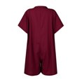 thumbnail image 5 of Lenago Shorts d'Été Grande Taille pour Femmes Mode Été Solide Décontracté Sans Manches Combinaison à Bretelles en Liquidation, 5 of 5