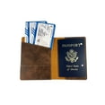 thumbnail image 2 of Parker Irish Coat of Arms Leather Passport Wallet, 2 of 3