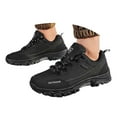 thumbnail image 2 of Men'ssneakers Outdoor Oversized Hiking Boots Low Top Hiking Sneakers Black 41, 2 of 6