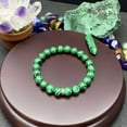 thumbnail image 6 of Handmade Bracelet - Natural Malachite Beaded Chain for Mind Blessing and Fortune - Unique for All Occasions, 6 of 6