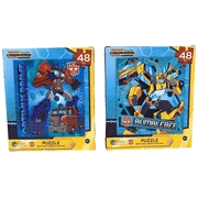 Vista Puzzles Transformers Cyberverse 48-Piece Puzzle Optimus Prime and Bumblebee, 2-Pack