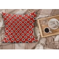 thumbnail image 2 of Prehistoric Country Fluffy Throw Pillow Cushion Cover, Star Big Dots Retro American Flag Inspiration Art, Rectangle Accent Pillow Case, 26" x 16", Scarlet Navy Blue Cream, by Ambesonne, 2 of 5