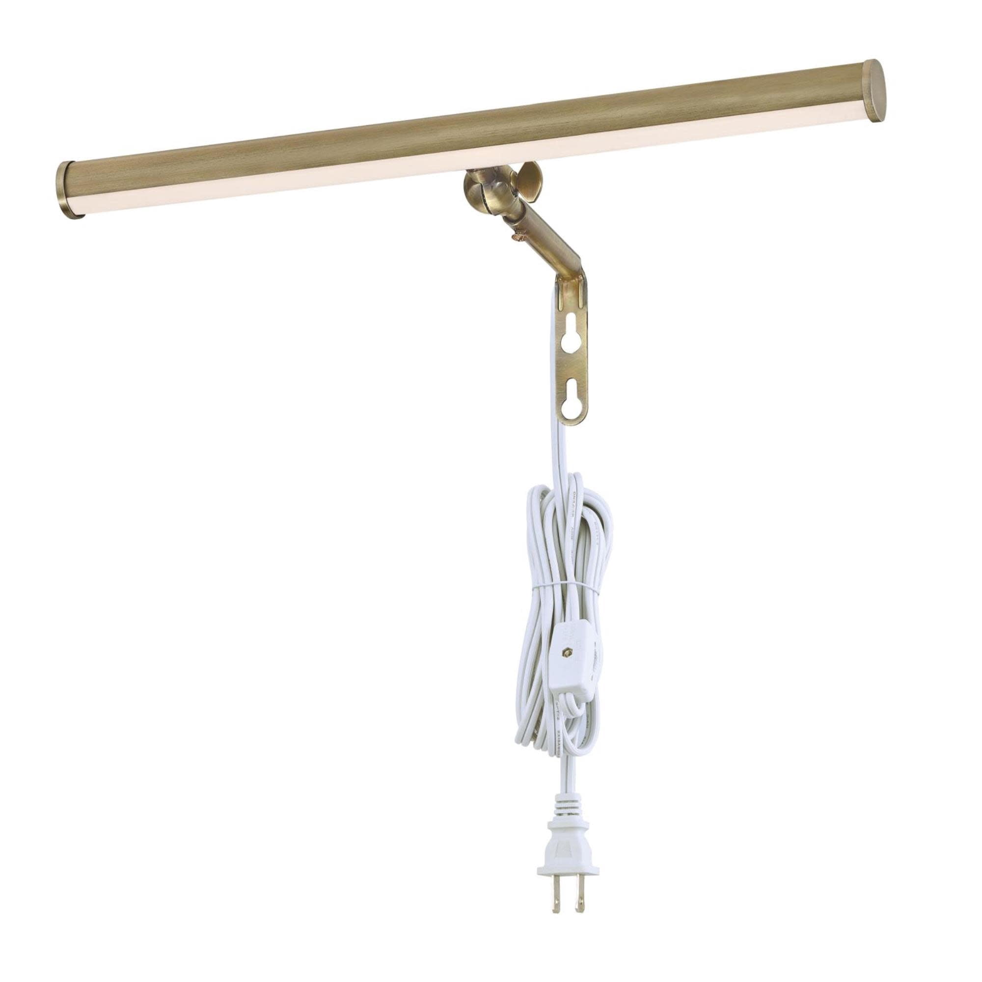 Westinghouse 7501300 15" Wide Led Plug-In Picture Light - Brass