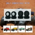 thumbnail image 2 of RC Car Tires 4pcs with Aluminum Alloy Wheel Rims Replacements for 1/24 Axial SCX24 90081 AXI00005 C10 AXI00006 AXI00002 RC Car, 2 of 7