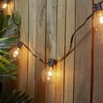 thumbnail image 2 of G50 Globe Patio Lights - Clear - 19' Black Wire - 20ct, 2 of 4
