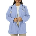 thumbnail image 6 of Panda Uniform by HeedFit Women’s 32" Colored Lab Coat – Custom Fit Medical Lab Coat, Multi-Color 12XL Sky Blue, 6 of 8