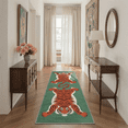 thumbnail image 7 of GENIMO 5'x7' Area Rug for Living Room, Washable Non Slip Soft Tiger Print Rug for Bedroom Dining Room Home Office, Moss Terracotta, 7 of 7