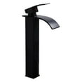 thumbnail image 1 of Back to school Bathroom Faucet Single Lever Spring Mixer Tap With Ceramic Cartridge 360° Swivel Spout For Vanity/ (/ Black), 1 of 9