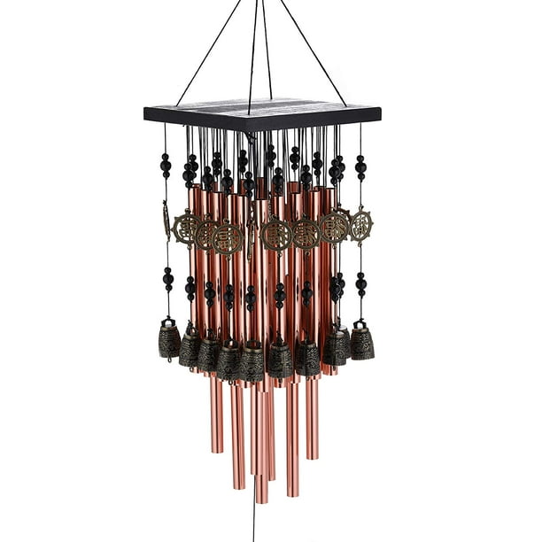 Metal Tube Large Wind Chime with Copper Bell