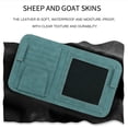 thumbnail image 4 of Fnochy Car Sunglass Holder Universal Fit Visor Organizer Premium Suede Leather Multifunctional Storage for Glasses Cards Masks Tickets Easy Install Car Accessories Durable Design, 4 of 6