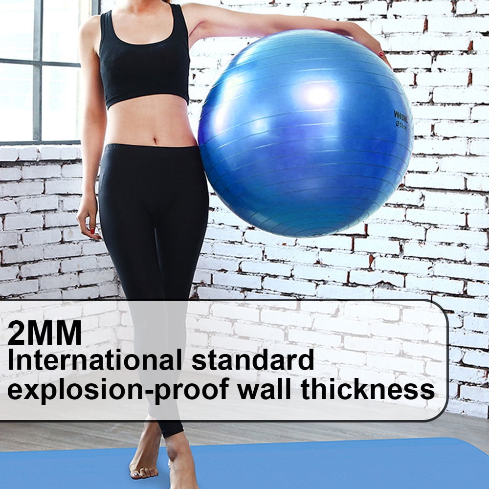 Exercise Ball for Yoga, Balance, Stability - Fitness, Pilates, Birthing, Flexible Seating