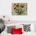 thumbnail image 5 of Orinice  Decor Floral Vintage Wall Art Print - Antique Botanical Wall Art, Flower Book Wall Decor, Upcycled Dictionary Flower Poster, Wildflower Pictures for Bedroom Home Decorations  16x12in, 5 of 6