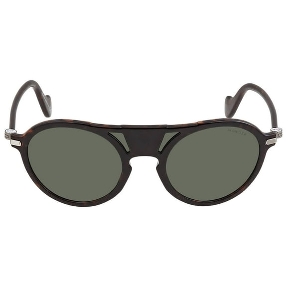 Moncler Green Round Unisex Sunglasses ML0053 52N 00