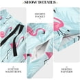 thumbnail image 6 of GZHJMY Flamingo Pajama Pants Short for Men, Lounge Pants Lightweight Men Pajama Bottoms with Drawstring Pockets, Christmas New Year Birthday Gifts, Small, 6 of 7