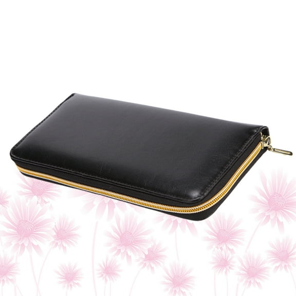 Supvox Black Scissor Bag for Hairdressing with Storage for 2 Scissors and Small Tools