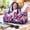 C, variant on Quilted Embroidered Travel Duffel Bag 16x8x8 Inch, Compact Overnight Bag with Padded Handles, Gym Yoga Tote, Vacation Carry-On Bag