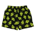 thumbnail image 5 of Dr. Seuss Grinch Boxers Slim Fit Sleep Shorts Naughty or Nice Black, 5 of 7