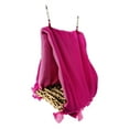 thumbnail image 1 of DOLITY Bird Parrot Hanging Perch Tent Cage Bed Parakeet Triangle Hammock Swing Toy Red, 1 of 6