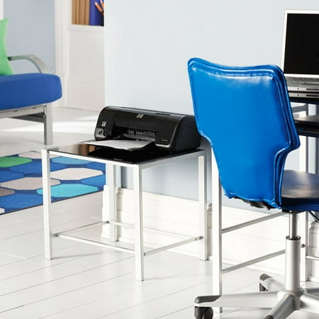Mainstays Metal and Clear Glass Printer Stand Walmartcom Mainstays Metal and Clear Glass Printer Stand Walmartcom