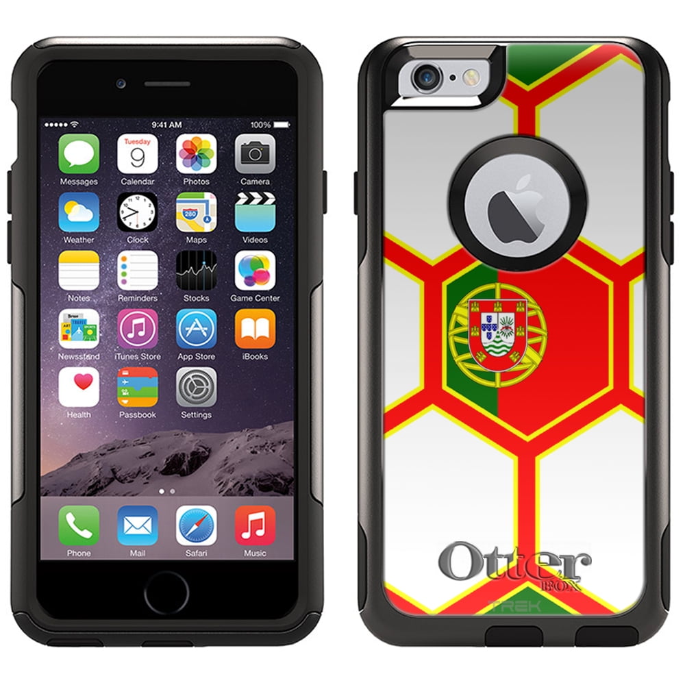 Otterbox Commuter Case for iPhone 6 Soccer Ball Portugal Flag by Trek Media Group