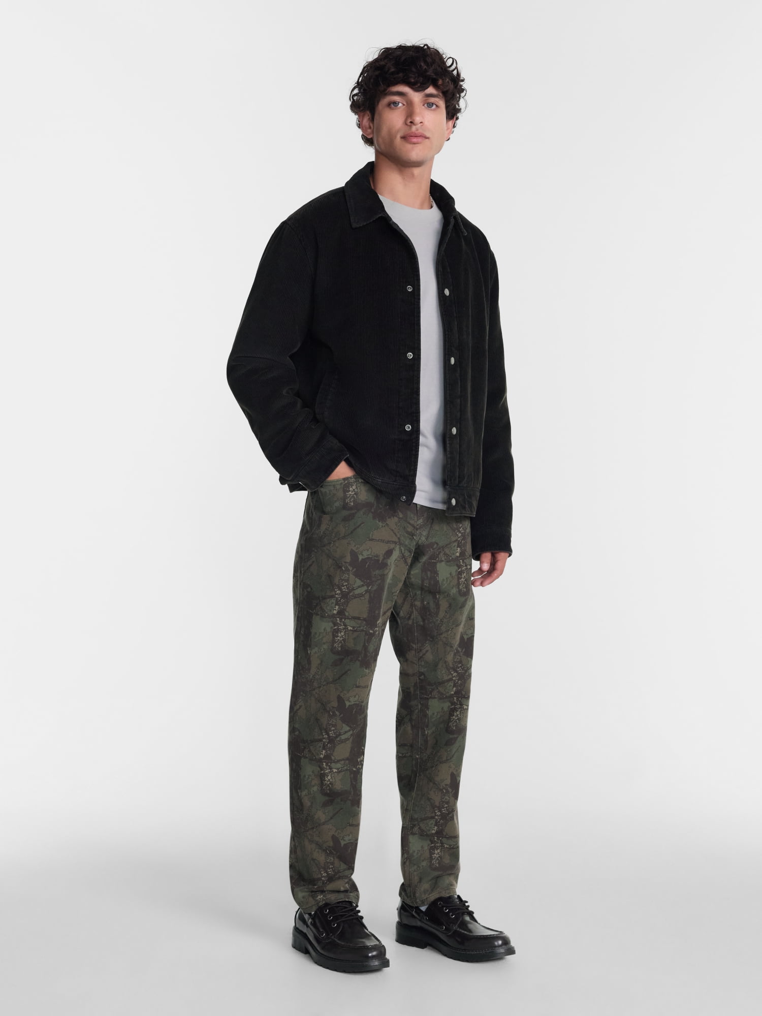 No Boundaries Vintage Straight Fit Jeans, Tree Camo, Men's 28x30-40x32