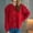 Red, variant on Womens Cardigan Sweater Clearance, Button Down Long Sleeve Chunky Soft Knit Sweaters, Fall Open Front Loose Casual Cardigans Coat Pink L