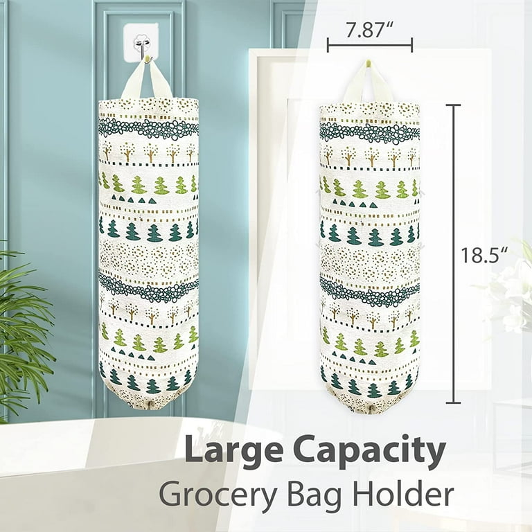 Reusable Grocery Bag Holder Wall Mount Plastic Bag Organizer for Shopping Bags Tote Bags and More Convenient and Space Saving Storage Solution Walmart