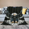thumbnail image 2 of Orinice Eagle Symbolism Silk Screen Warm Lightweight Blanket Soft Fleece Blankets for All Seasons - Multiple Sizes Available 60x80in, 2 of 6