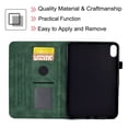thumbnail image 5 of Allytech iPad 10th Generation Case with Pencil Holder, 2022 iPad 10.9 Case Cover 10th Generation, Auto Wake/Sleep Drop Proof Cards Slots Magnet Buckle Business Smart Case Cover for iPad 10.9", Green, 5 of 7