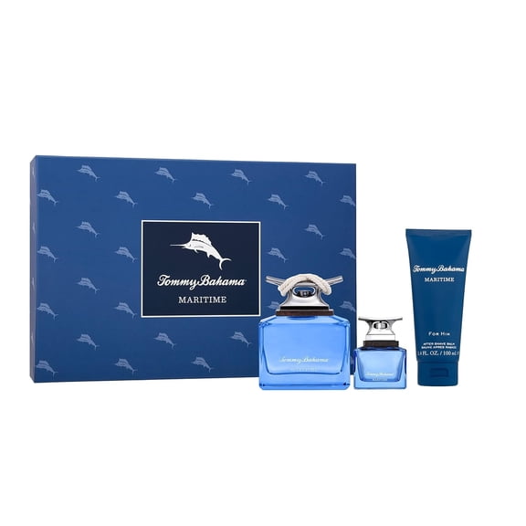 Tommy Bahama Maritime 3 PC Set for Men 4.2 &0.5 EDC, 3.4 After Shave