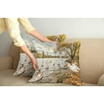 thumbnail image 3 of Ambesonne Nature Throw Pillow Cover 2 Pack, Swimming Swans in River, 18", Multicolor, 3 of 6