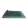thumbnail image 2 of Ahgly Company Indoor Square Oriental Light Blue Industrial Area Rugs, 7' Square, 2 of 4