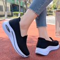 thumbnail image 6 of ibiyuan Orthopedic Dress Sneakers Women Arch Support Walking Shoes Women Mesh Knitted Walking Anti-Skid Womens Shoes Sneakers Classic Hands Free Mary Jane Flats Women Foam Shoes, 6 of 8