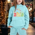 thumbnail image 2 of Jamsmile Toddler Girls Outfits Sets Kids Long Sleeve 2025 Print Hooded Hoodies Tops + Pants Sets Tracksuits, 2 of 4