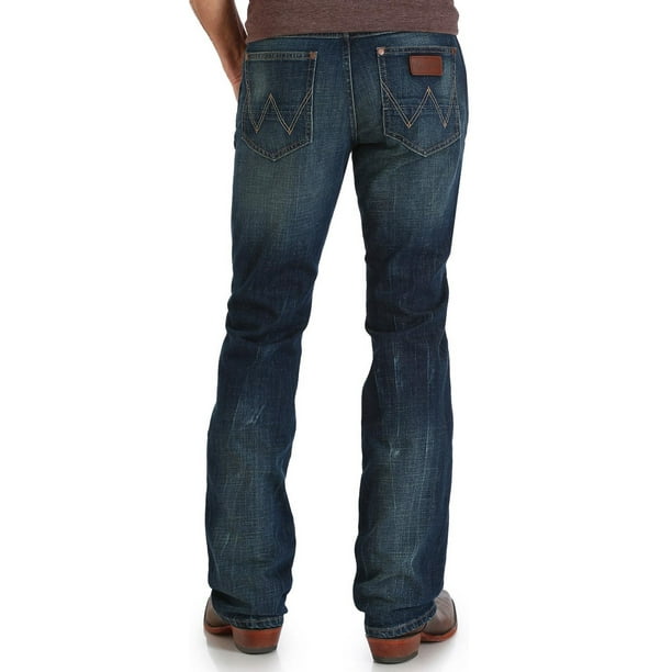 wrangler relaxed boot flex jeans