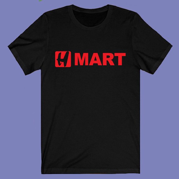 H Mart Men's Black T-shirt Size S-3XL