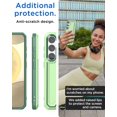 thumbnail image 5 of KOMI for Samsung Galaxy S24/S25 Case with Glass Screen Protector,Heavy Duty Drop Protection Full Body Rugged Shockproof Military Protective Tough Durable Cover for Galaxy S24/S25 6.1" 5G 2025 Mint, 5 of 5