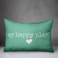 thumbnail image 2 of Creative Products My Happy Place Mint 14x20 Indoor / Outdoor Pillow, 2 of 2
