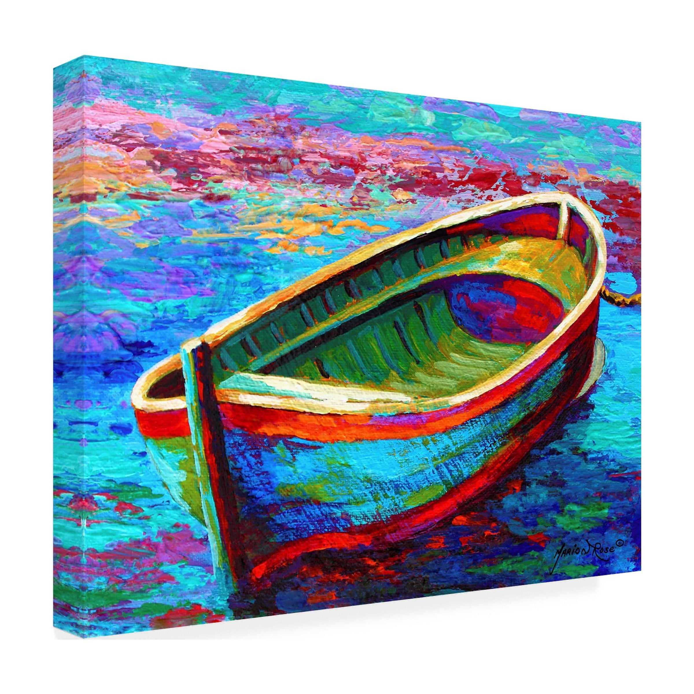 Marion Rose 'Boat 9' Canvas Art
