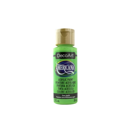UPC: 0766218036636 | DecoArt Americana Acrylic Paint  2 oz.  Sour Apple