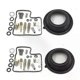 thumbnail image 1 of 2 Sets For Honda Vt700 Vt750 Shadow Vt700c Vt750c Motorcycle Carburetor Repair Kit Plunger Diaphragm, 1 of 5