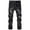 Black, variant on SILVERCELL Boy's Jeans Washed Casual Denim Pants Kids Stretch Slim Destroyed Jeans for 5-13 Years Kids Teen