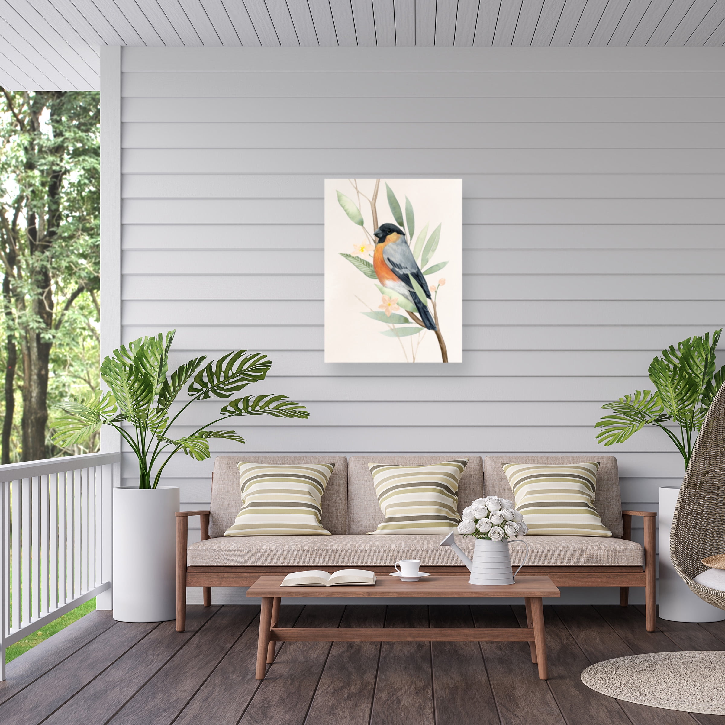 Grace Popp 'Tree Toppers I' Outdoor Canvas 32x24
