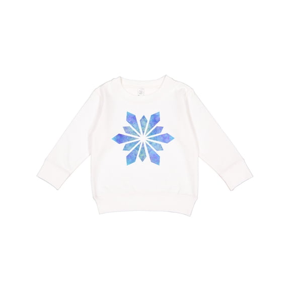 Inktastic Snowflake Crystals Diamonds Toddler Sweatshirt