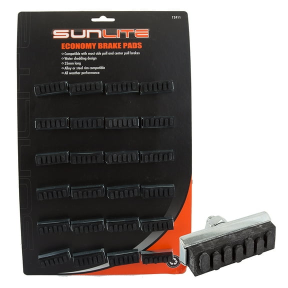 Economy Brake Pads Sunlite Card of 12pr