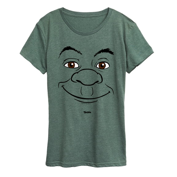 Shrek - Shrek Face - Women's Short Sleeve Graphic T-Shirt