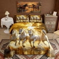 thumbnail image 2 of Erosebridal Galloping Horses Full Size Comforter Sets, Farmhouse Animal Bedding Sets, 2 of 6